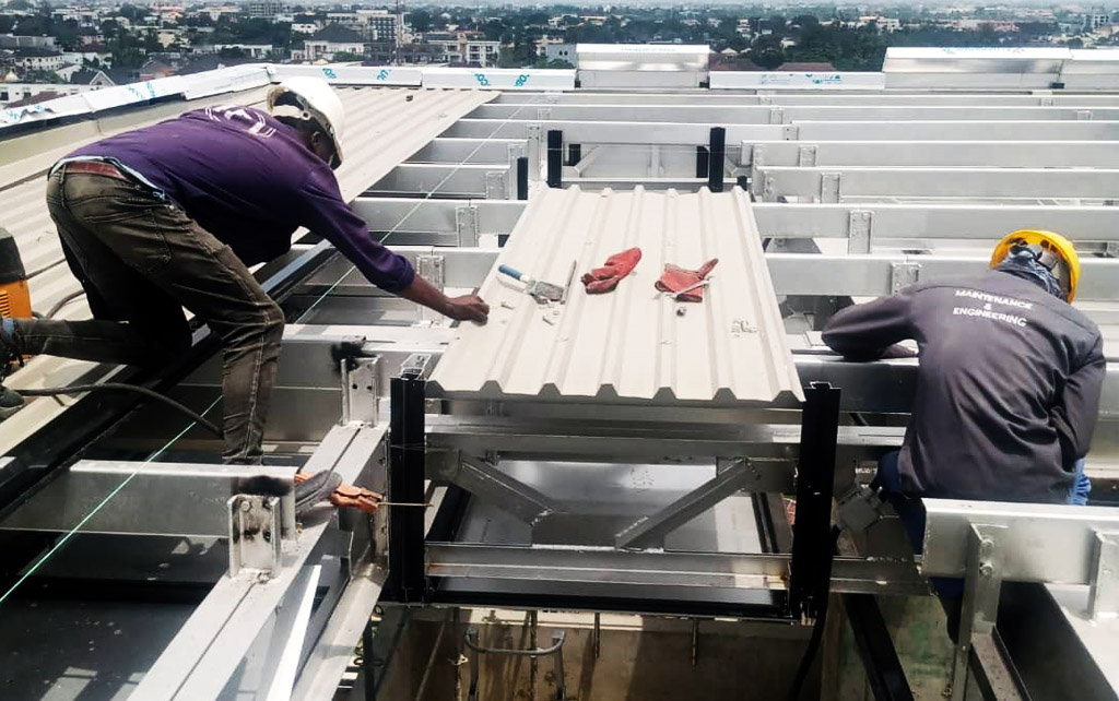 Roof Work Hyatt Hotel Ikeja